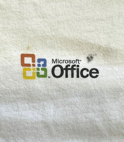 画像5: 90'S MICROSOFT OFFICE 両面プリント 半袖 Tシャツ ホワイト (VINTAGE)