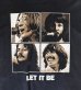 画像3: 90'S THE BEATLES "LET IT BE" 両面プリント 半袖 Tシャツ ブラック (VINTAGE) (3)