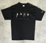 90'S THE BEATLES 袖プリント入り 半袖 Tシャツ ブラック USA製 (VINTAGE)