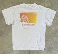 90'S MICROSOFT OFFICE 両面プリント 半袖 Tシャツ ホワイト (VINTAGE)