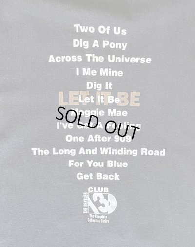 画像6: 90'S THE BEATLES "LET IT BE" 両面プリント 半袖 Tシャツ ブラック (VINTAGE)