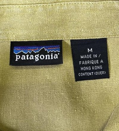 画像2: 90'S PATAGONIA ヘンプ 半袖 ACシャツ ピスタチオ 香港製 (VINTAGE)