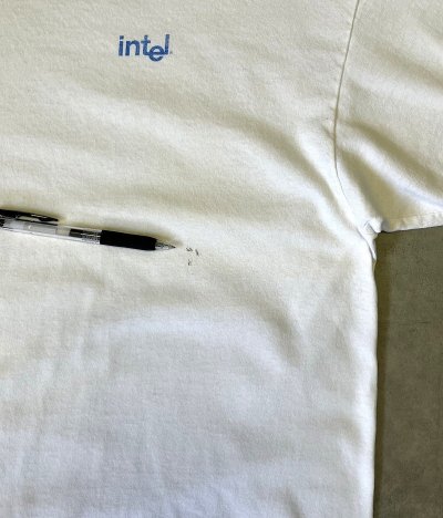 画像6: 00'S INTEL "DEVELOPER SERVICES" 両面+袖プリント 半袖 Tシャツ ホワイト (VINTAGE)