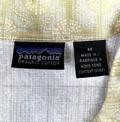 画像2: 90'S PATAGONIA オーガニックコットン 半袖 ACシャツ 総柄 香港製 (VINTAGE)