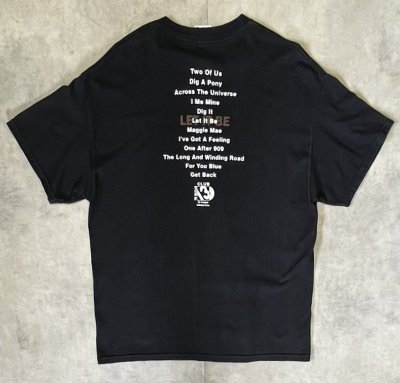 画像5: 90'S THE BEATLES "LET IT BE" 両面プリント 半袖 Tシャツ ブラック (VINTAGE)