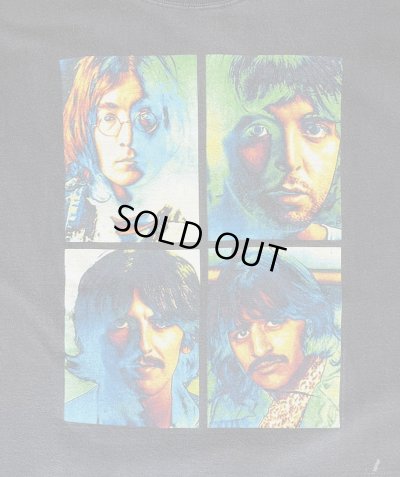 画像3: 00'S THE BEATLES 半袖 Tシャツ フェードブラック (VINTAGE)