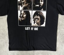 他の写真2: 90'S THE BEATLES "LET IT BE" 両面プリント 半袖 Tシャツ ブラック (VINTAGE)