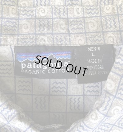 画像2: 90'S PATAGONIA オーガニックコットン 半袖 ACシャツ チェック柄 ポルトガル製 (VINTAGE)