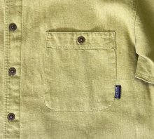他の写真2: 90'S PATAGONIA ヘンプ 半袖 ACシャツ ピスタチオ 香港製 (VINTAGE)