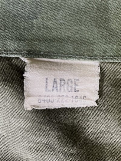画像3: 60'S アメリカ軍 US ARMY "OG107" 初期モデル コットンサテン 平ボタン ベイカーパンツ ツートンカラー (VINTAGE)