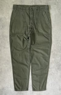 70'S アメリカ軍 US ARMY "OG107" コットンサテン ベイカーパンツ ミリタリーグリーン (VINTAGE)