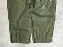 他の写真2: 60'S アメリカ軍 US ARMY "OG107" 初期モデル コットンサテン 平ボタン ベイカーパンツ (VINTAGE)
