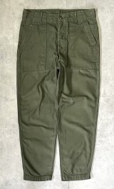 70'S アメリカ軍 US ARMY "OG107" コットンサテン ベイカーパンツ ミリタリーグリーン (VINTAGE)