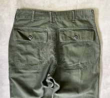 他の写真3: 70'S アメリカ軍 US ARMY "OG107" コットンサテン ベイカーパンツ ミリタリーグリーン (VINTAGE)