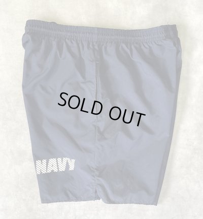 画像4: アメリカ軍 US NAVY ナイロン トレーニングショーツ ネイビー (VINTAGE)