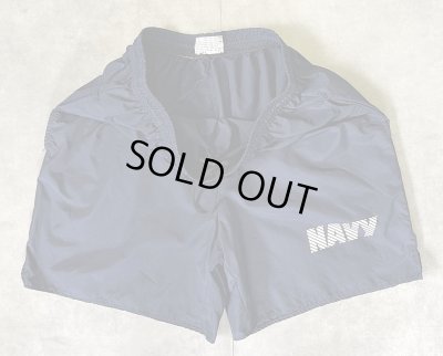 画像3: アメリカ軍 US NAVY ナイロン トレーニングショーツ ネイビー (VINTAGE)