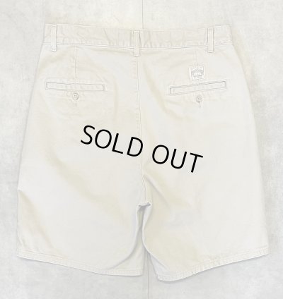 画像5: 90'S RALPH LAUREN "ボックスロゴ" ツープリーツ チノショーツ ベージュ TALONジップ USA製 (VINTAGE)