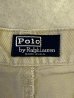画像2: 90'S RALPH LAUREN "ボックスロゴ" ツープリーツ チノショーツ ベージュ TALONジップ USA製 (VINTAGE) (2)