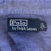 画像2: 90'S RALPH LAUREN チンスト＆マチ付き リネンシャツ ダークブルー (VINTAGE) (2)