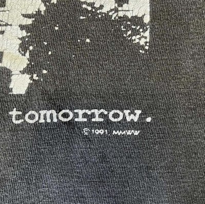 画像4: 90'S MEDICINE MAN シングルステッチ 両面プリント 半袖 Tシャツ フェードブラック USA製 (VINTAGE)