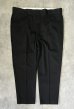 画像3: 80'S DICKIES 874 チビタグ ワークパンツ ブラック W42L29 TALONジップ USA製 (VINTAGE) (3)