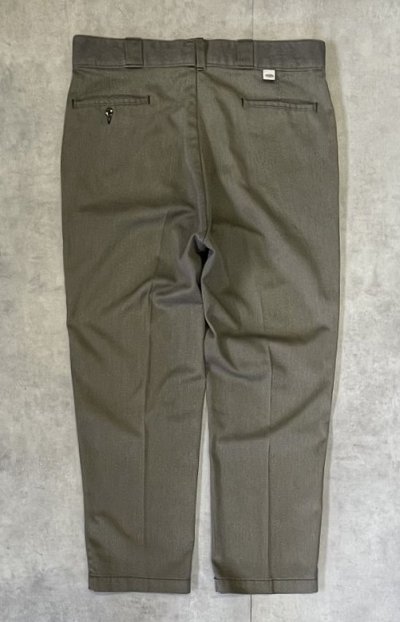 画像1: 80'S DICKIES 874 チビタグ ワークパンツ フェードオリーブ W33L29 USA製 (VINTAGE)
