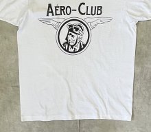 他の写真3: 80'S AERO-CLUB シングルステッチ 半袖 Tシャツ ホワイト (VINTAGE)