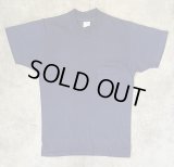 70'S BRENT シングルステッチ 耳付きポケット 半袖 Tシャツ ネイビー (VINTAGE)