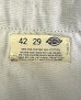 画像4: 80'S DICKIES 874 チビタグ ワークパンツ ブラック W42L29 TALONジップ USA製 (VINTAGE) (4)