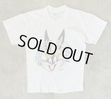 80'S LOONEY TUNES "BUGS BUNNY" シングルステッチ 半袖 Tシャツ ホワイト USA製 (VINTAGE)