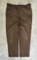 画像3: 80'S DICKIES 874 チビタグ ワークパンツ フェードブラウン W38L31 42TALONジップ USA製 (VINTAGE) (3)