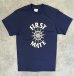 画像1: 80'S SPORTSWEAR "FIRST MATE" シングルステッチ 半袖 Tシャツ ネイビー USA製 (VINTAGE) (1)
