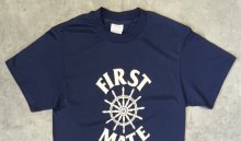 他の写真1: 80'S SPORTSWEAR "FIRST MATE" シングルステッチ 半袖 Tシャツ ネイビー USA製 (VINTAGE)