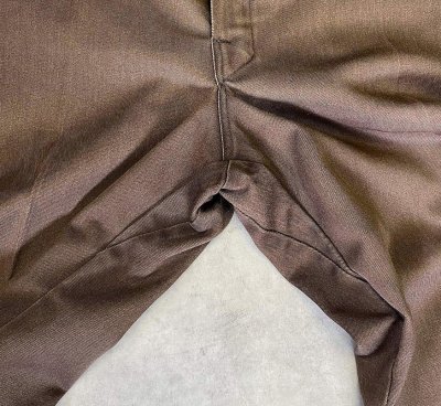 画像6: 80'S DICKIES 874 チビタグ ワークパンツ フェードブラウン W38L31 42TALONジップ USA製 (VINTAGE)