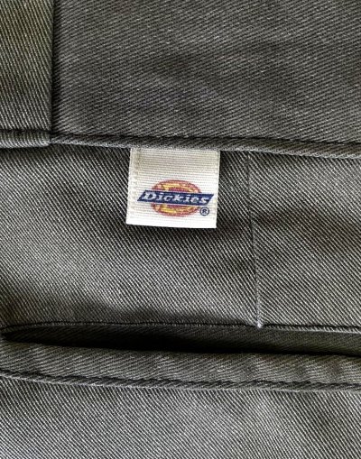 画像2: 80'S DICKIES 874 チビタグ ワークパンツ フェードオリーブ W33L29 USA製 (VINTAGE)