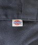 画像2: 80'S DICKIES 874 チビタグ ワークパンツ ブラック W42L29 TALONジップ USA製 (VINTAGE) (2)