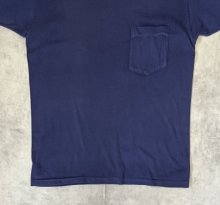 他の写真3: 70'S BRENT シングルステッチ 耳付きポケット 半袖 Tシャツ ネイビー (VINTAGE)
