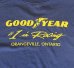 画像5: 90'S GOOD YEAR シングルステッチ 両面プリント 半袖 Tシャツ フェードネイビー カナダ製 (VINTAGE) (5)