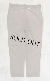 80'S DICKIES 874 チビタグ ワークパンツ フェードブラウン W38L31 42TALONジップ USA製 (VINTAGE)