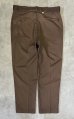 画像1: 80'S DICKIES 874 チビタグ ワークパンツ フェードブラウン W38L31 42TALONジップ USA製 (VINTAGE) (1)