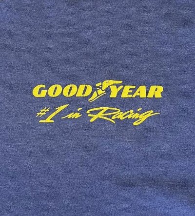 画像3: 90'S GOOD YEAR シングルステッチ 両面プリント 半袖 Tシャツ フェードネイビー カナダ製 (VINTAGE)