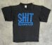 画像1: 90'S SHIT HAPPENS シングルステッチ 半袖 Tシャツ ブラック パキスタン製 (VINTAGE) (1)