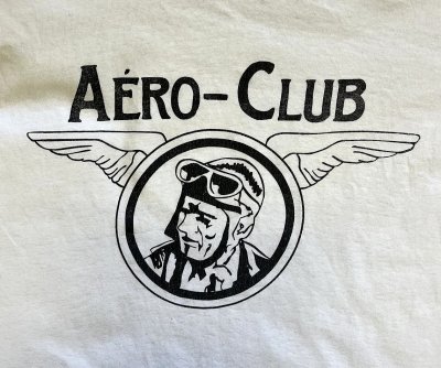 画像2: 80'S AERO-CLUB シングルステッチ 半袖 Tシャツ ホワイト (VINTAGE)