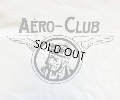 画像2: 80'S AERO-CLUB シングルステッチ 半袖 Tシャツ ホワイト (VINTAGE)