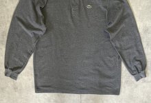 他の写真3: 80'S CHEMISE LACOSTE 長袖 ポロシャツ ダークグレーヘザー フランス製 (VINTAGE)