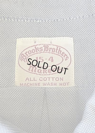画像2: 70'S BROOKS BROTHERS "MAKERS" 6ボタン オックスフォード BDシャツ ブルー USA製 (VINTAGE)