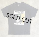 90'S NELSON MANDELA シングルステッチ 半袖 Tシャツ ブラック USA製 (VINTAGE)