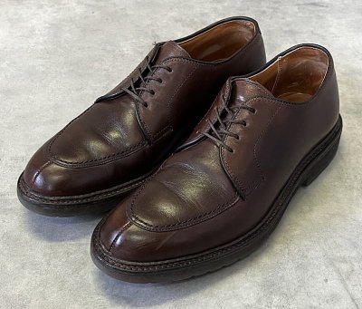 画像1: ALDEN "CAPE COD COLLECTION" 7118S Uチップ レザーシューズ ブラウン USA製 (USED)