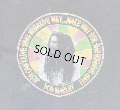 画像5: 90'S BOB MARLEY "POSITIVE VIBRATION" 両面プリント シングルステッチ 半袖 Tシャツ ブラック USA製 (VINTAGE)