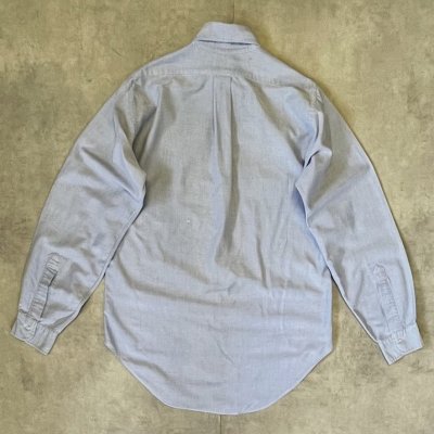 画像3: 70'S BROOKS BROTHERS "MAKERS" 6ボタン オックスフォード BDシャツ ブルー USA製 (VINTAGE)